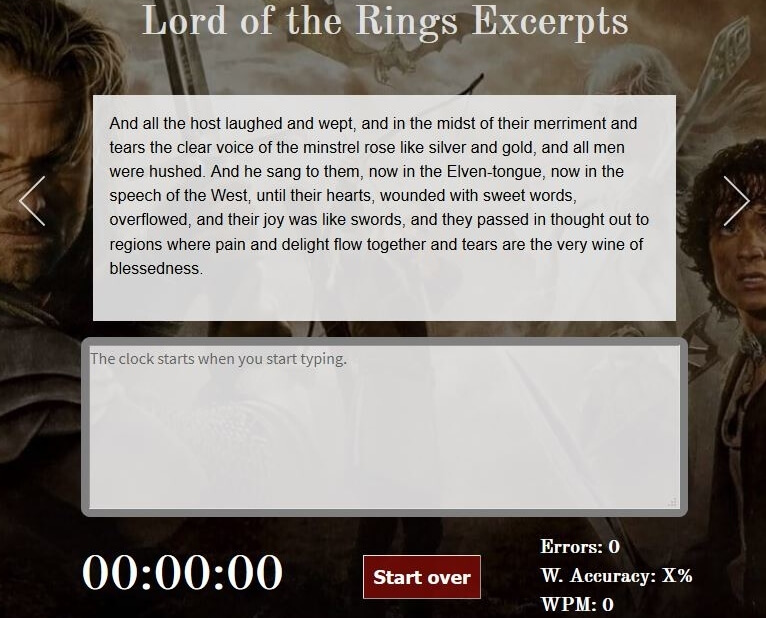 Typing Speed Test.